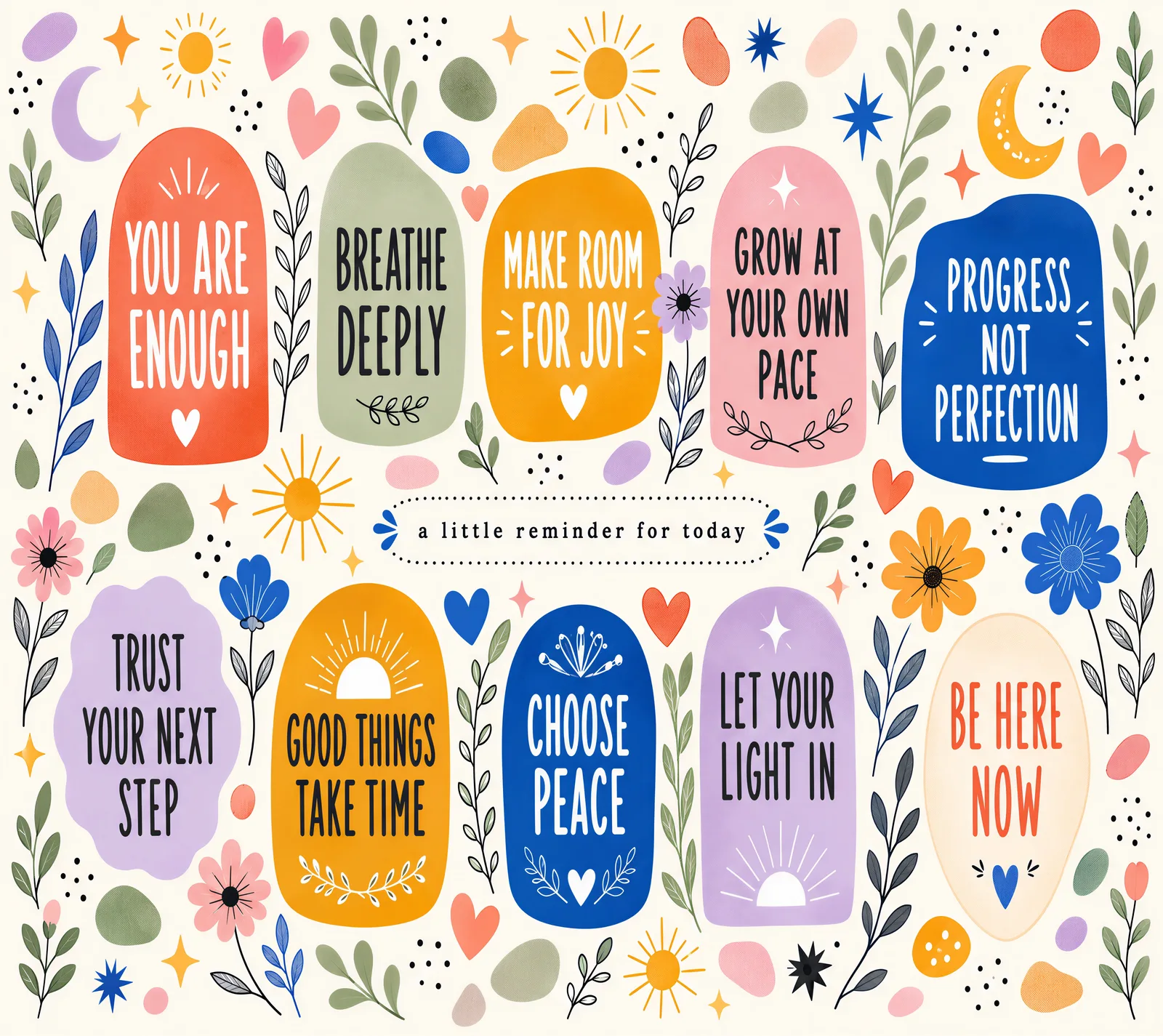 Daily Affirmations wrap bottle